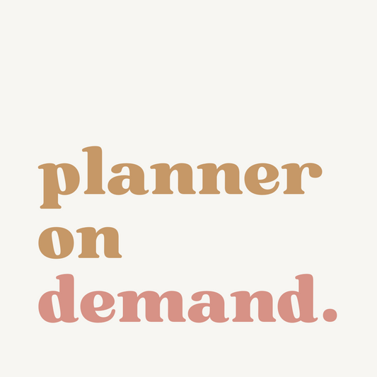 Planner On Demand