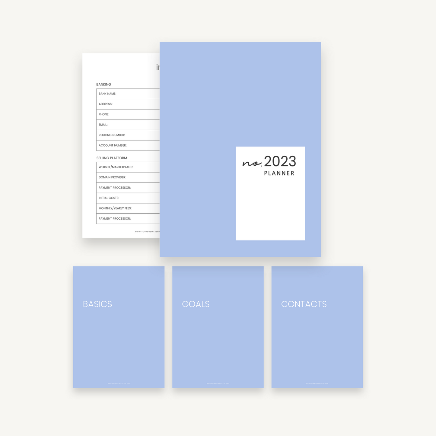 Business Planner Template Kit